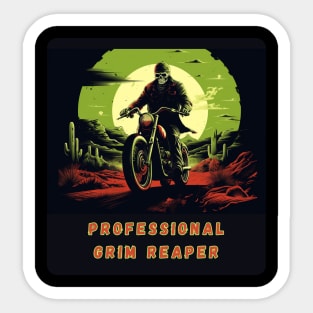 Professional Grim Reaper Sticker